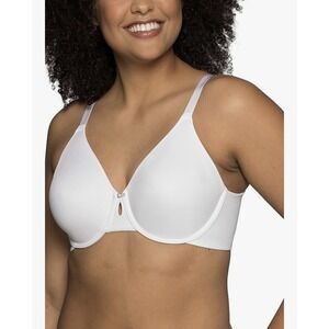 Vanity Fair 70810 Unlined Bra With Underwire White 40D NEW